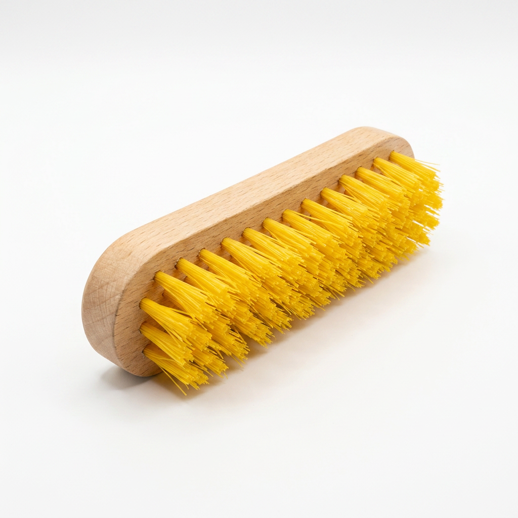Stiff Brush — For midsoles and outsoles